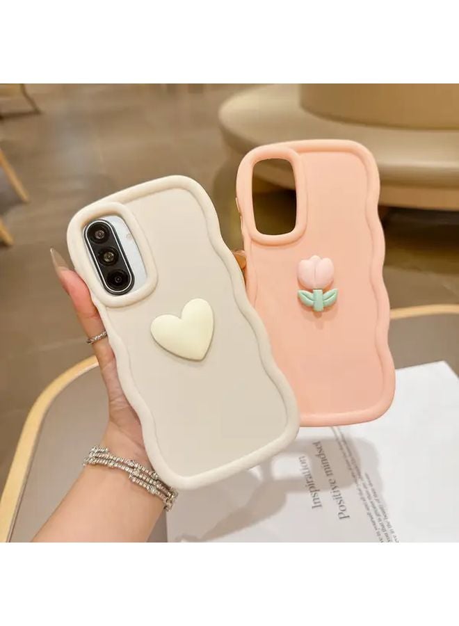 Beige Pink Macaron Phone Cases 2 Pack For Samsung Galaxy A31 A05S A15 A55 S23 S24 - Image 2